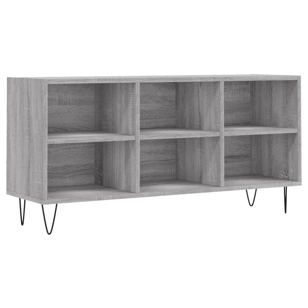 TV Cabinet Gray Sonoma 103.5 x 30 x 50 cm Particleboard