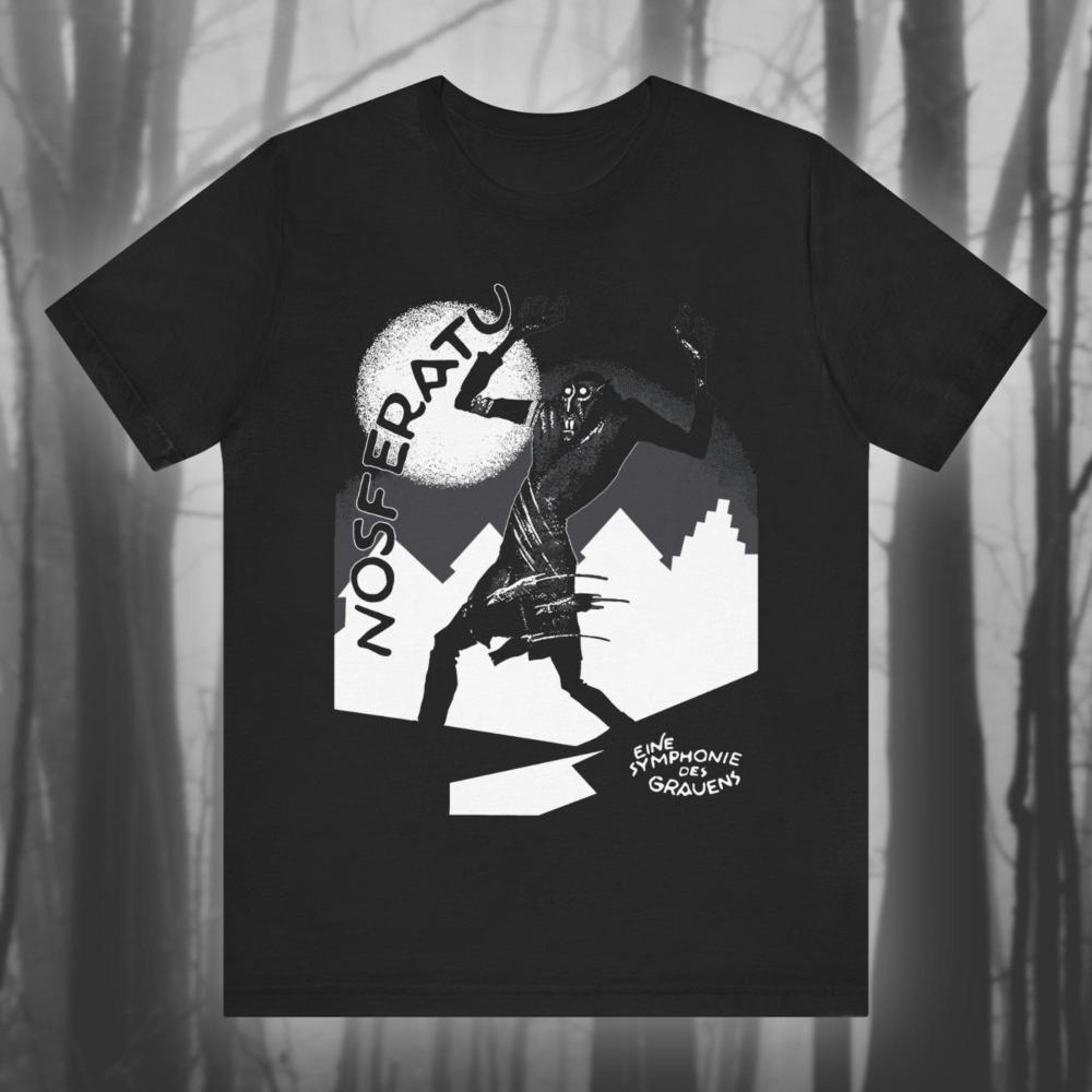 Nosferatu IV horror movie Tshirt classic movie Tshirt eerie Tshirt vampire Dracula Tshirt gothic fashion unisex gothic short M
