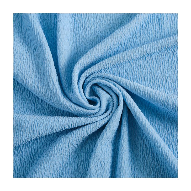 Wrinkled Wave Pattern Stretch Fabric - Tripe Knitted, 280g, Small Mountain Peak Design