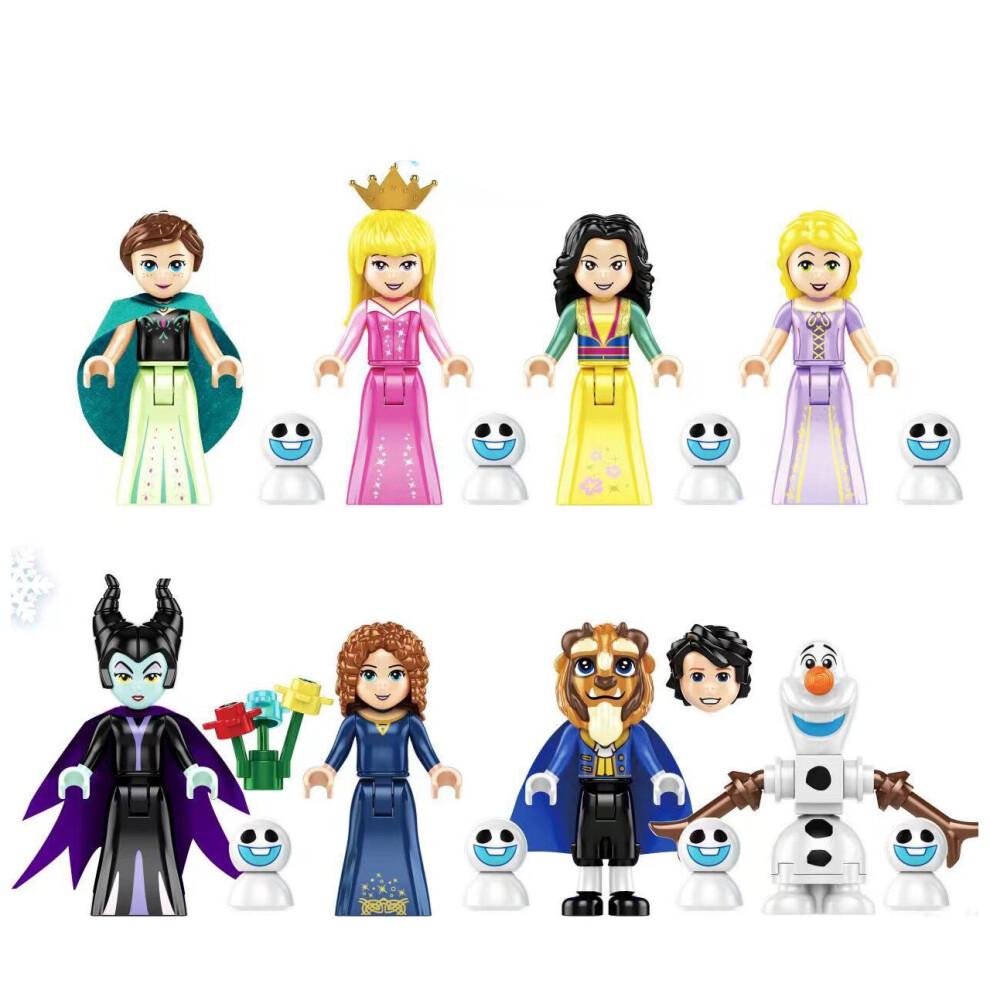(Style G 24pcs) 24PCS Beauty and the Beast Minifigures Toys