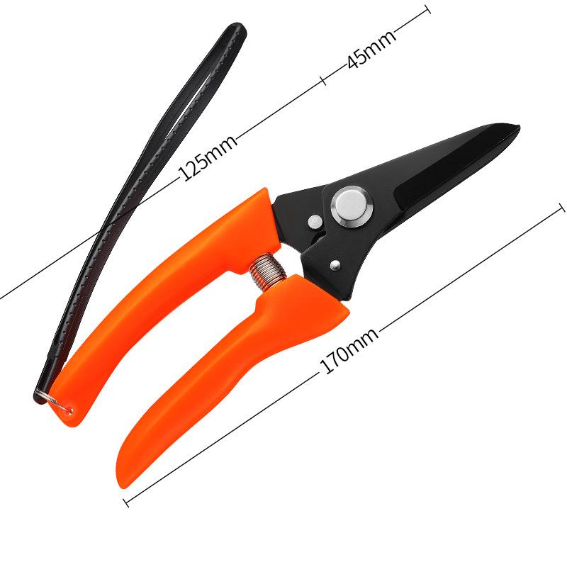 Stainless Steel Black Oxide Pruning Shears Heavy-Duty Ergonomic & Effort-Saving Tree Branch Trimmers for Garden & Landscape