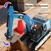 Hg4-301 New Rc Truck Electric Remote Control Excavator Simulation Alloy Engineering Vehicle Toy Car Bulldozer Model Toy Gifts