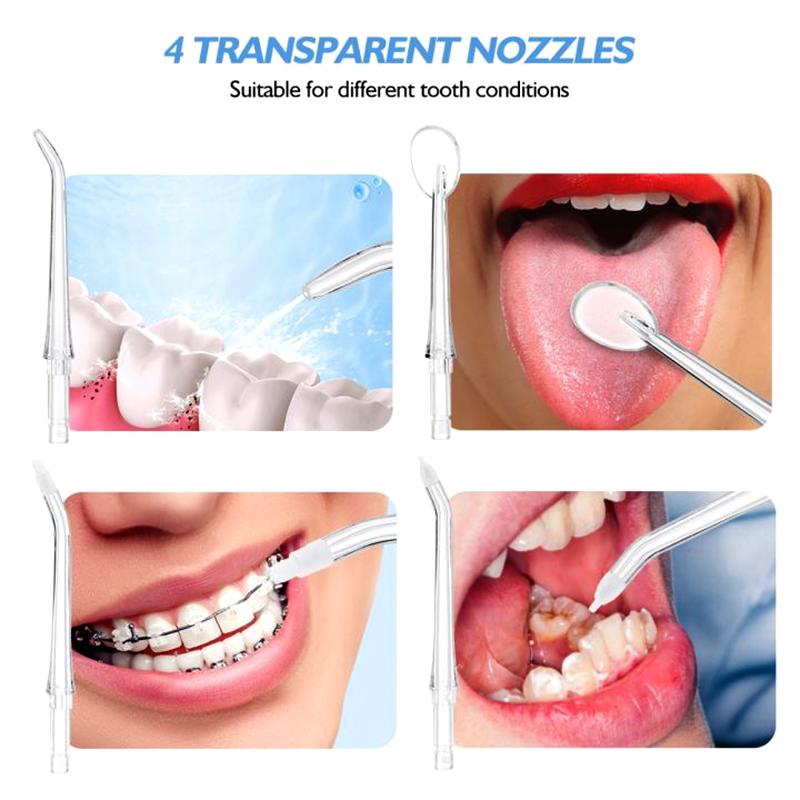 Travel Compact Oral Irrigator Dentist Suggest IPX5 Water Flosser Cordless Professional Cleaning for Sensitive Gums