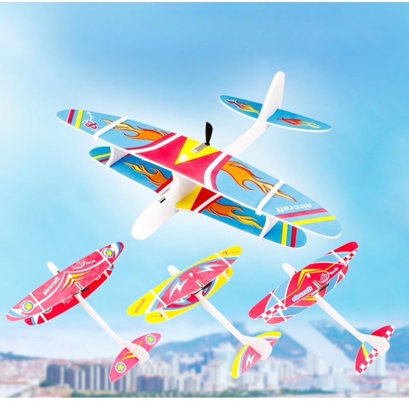 

Пінопластові літаки-планери Іграшки для дітей, Паперовий літачок, Подарунки на вечірку Наповнювачі для подарункових пакетів, Іграшки для польотів на вулиці, Оптом для шкільних призів Хлопчики та Дівчата 1pc-Random color