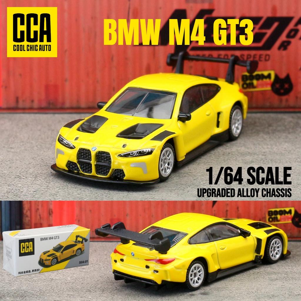 ACD1 1/64 BMW M4 GT3 Toy Car Model CCA MSZ 1:64 Diecast Vehicle Miniature Free Wheels Collection Suitable for Hot Wheels Gift Kid