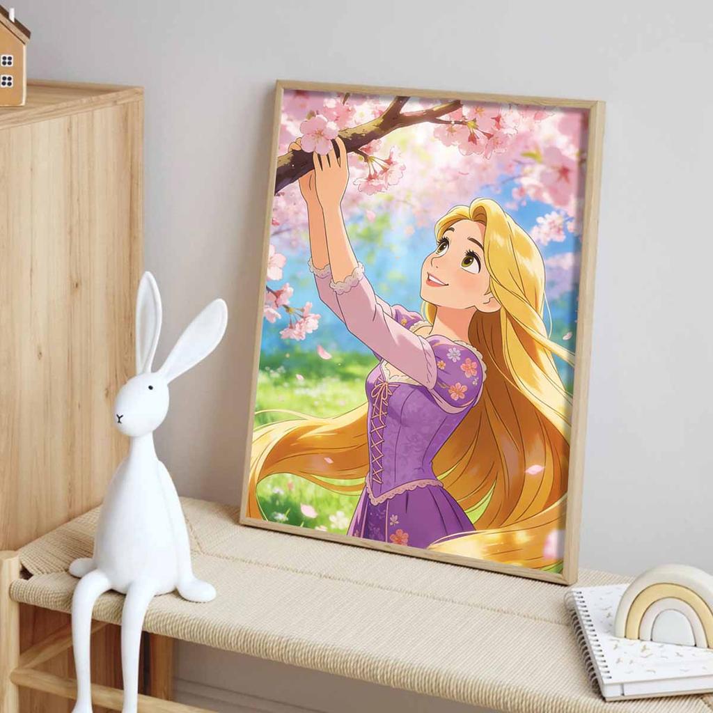 disney rapunzel cherry blossom diamond painting full diamond art kit handmade diy home decoration gift
