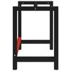 Workbench Frames - VIDAXL - Metal - Black and Red - 80x57x79 Cm - Reinforced Bar