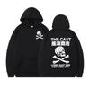 Sweat à capuche Skull The Cast Lower East Side New York City Homme Femme Manches Longues Streetwear Hip Hop Hauts Vêtements Y2k Chemise Décontractée Homme
