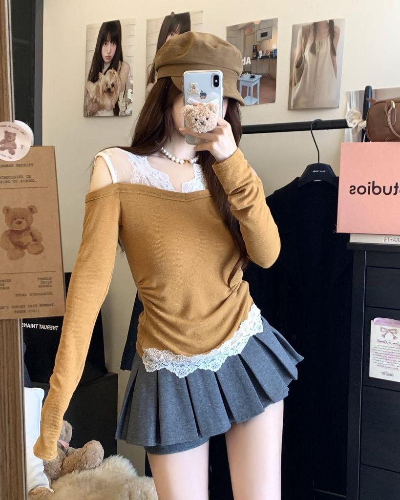 2025 Versatile A-line Pleated Skirt: Spicy Slimming Design for Petite Women, Anti-exposure Short Skirt Pants