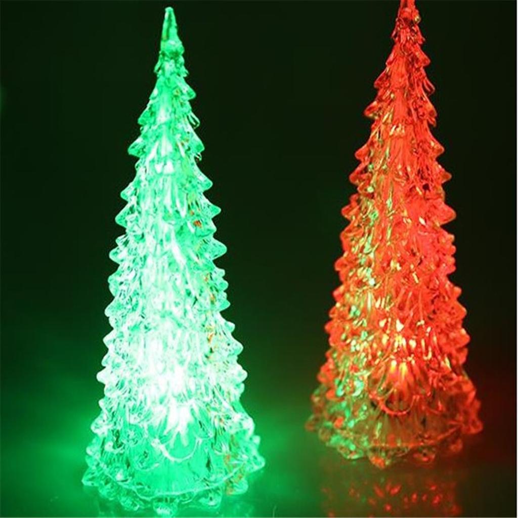 Weihnachten Acryl Baum Farbwechsel Led Nachtlicht Lampe Hause Dekoration
