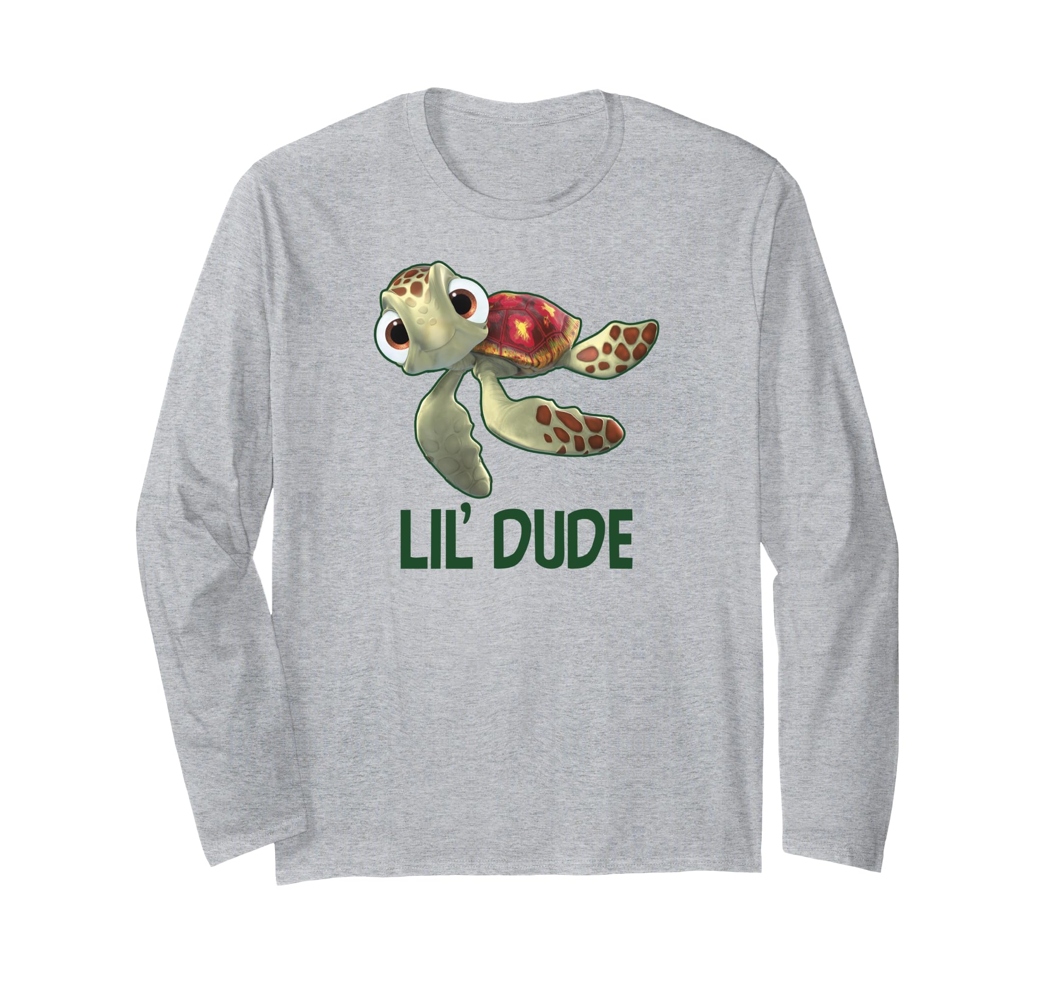

Disney Pixar Finding Nemo Lil Dude Cool Son Big Chest Logo Long Sleeve T-Shirt