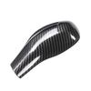 For BMW X1 F48 X2 F47  1 Series  2 Series Gran Tourer 2018- Carbon Fiber Style Gear Shift Knob Cover Trim