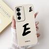 For Realme C71 2025 Case RMX5303 Cover Cute Lucky Initial Letters Soft Silicone Lens Protective Covers For RealmeC71 C 71 Bumper