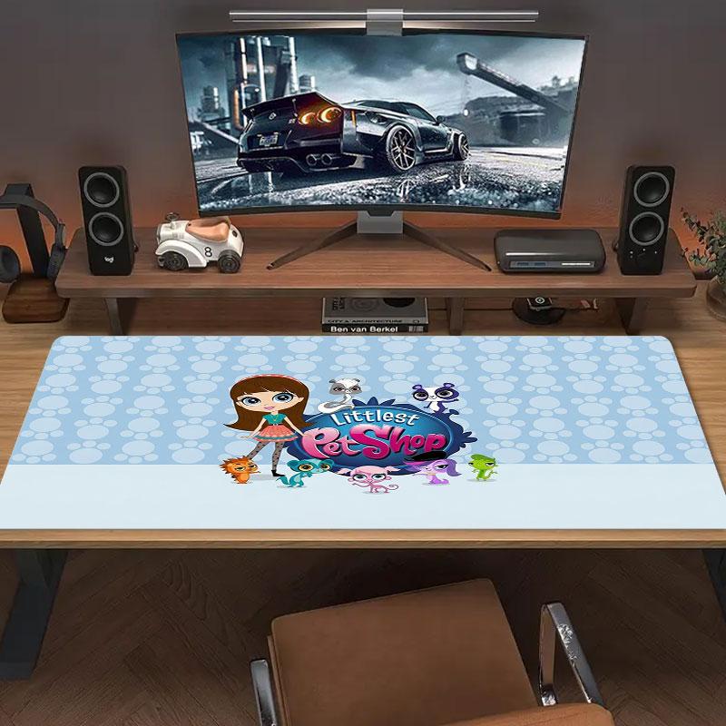 Littlest Pet Shop Large Size Mouse Pad Large Gaming Table Cushion Non-slip Laptop Tablet Big Mousepad XXL Mat Mini PC Playmat With Lock edge