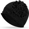 Geyoga Cotton Chemo Headwear Turban for Women Soft Elastic Cancer Hat Cancer Sleep Caps Head Wraps for Women with Hair Loss