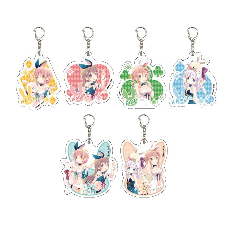 

Slow Start 01 Acrylic Keychain Box of 6 [Original Illustration]