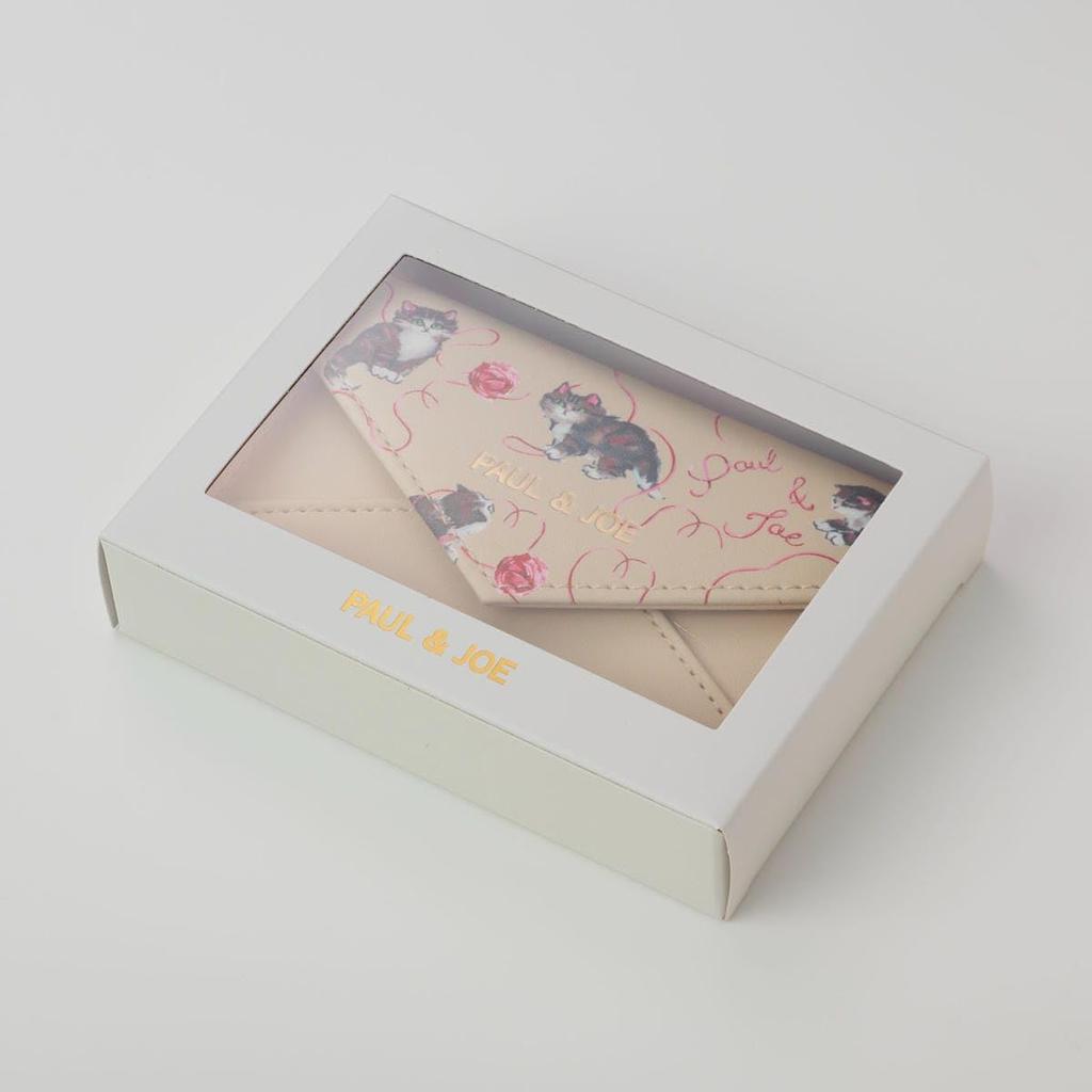 Marks Paul & Joe Cats with Yarn Card Case PAJ-CC3-BE