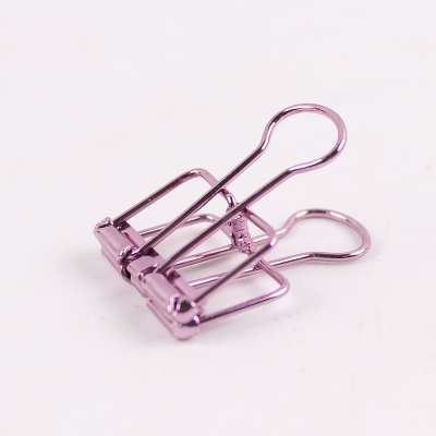 10 grid photos, wall decoration photo clip, simple metal hollow clip, colored long tail note clip, ticket clip