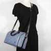 Louis Vuitton Speedy Band Riell 25 Handbag M51280 2WAYShoulder Epi Denim Blue Epi Leather Women Used