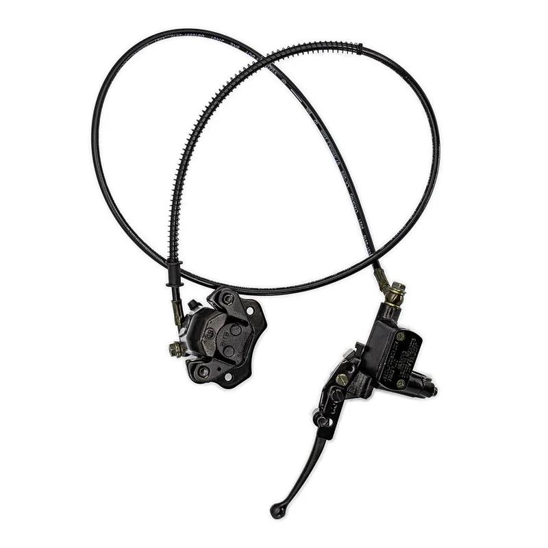 Linker hinterer Lenker 150cm Hebel Hydraulische Scheibenbremse 158mm Passend für ATV Elektro-Quad Go-Kart Buggy Roller Teile