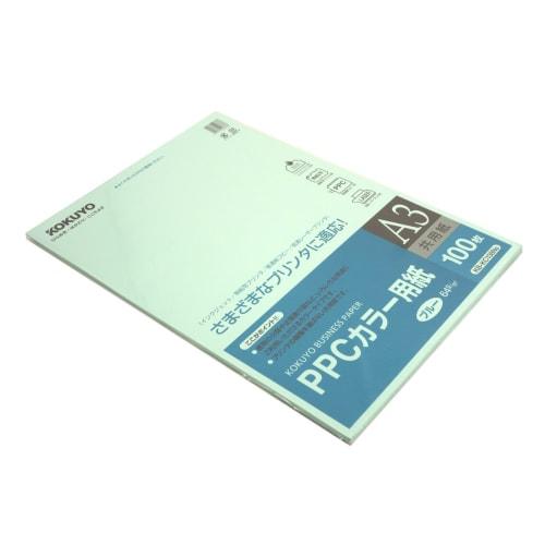 KOKUYO PPC color paper, common paper, A3, 100 sheets, blue KB-KC138NB