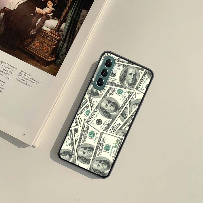 Banknote Dollar Cash Money Phone Case For Samsung Galaxy A02S A03S A12 A22 A32 A42 A52S A72 A16 A26 A36 A56 A13 A23 A33 A53 A73