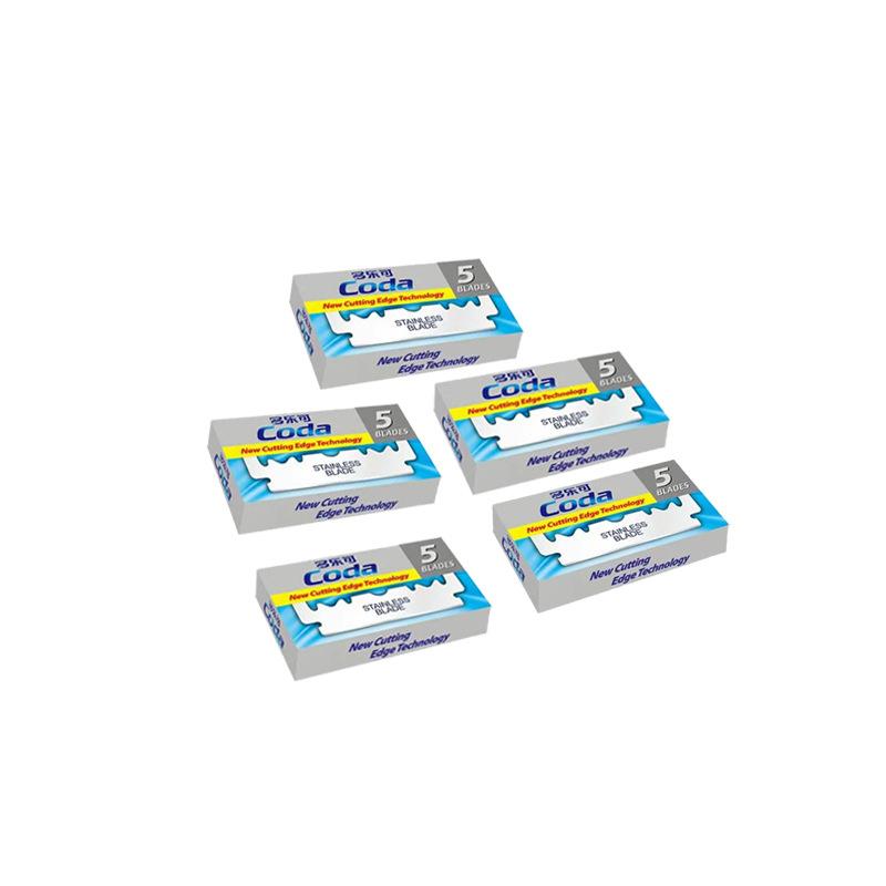 

Бритва старого образца Ручная бритва для мужчин Регулируемая острота Ручная бритва Двусторонняя бритва с держателем лезвия separate 5 boxes of blades чёрный