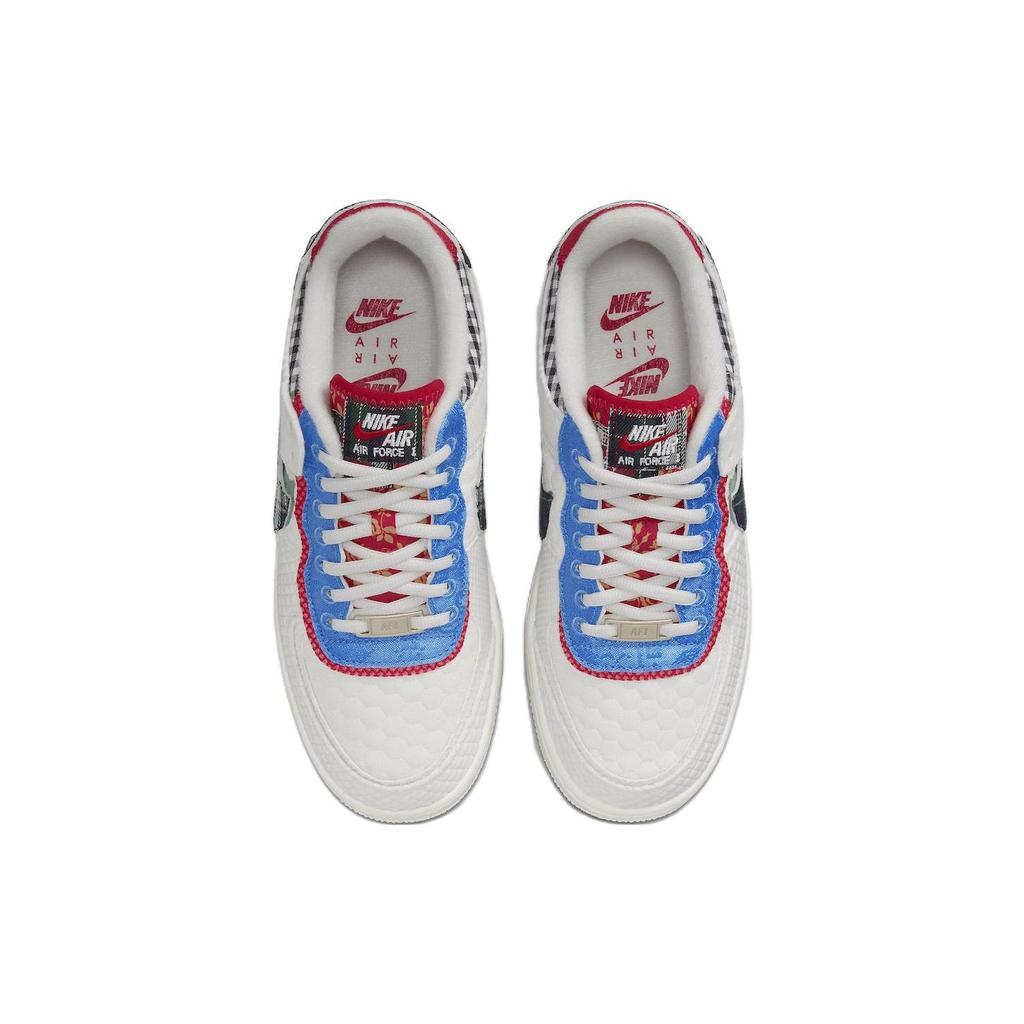 Nike Air Force 1 Shadow Multi-Material Women Sneakers White Sail Classic-Green DZ5193-100