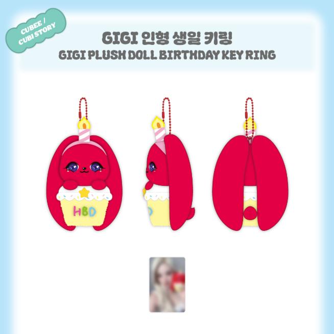 I-dle YUQI Motivation GIGI Doll Birthday Key Ring