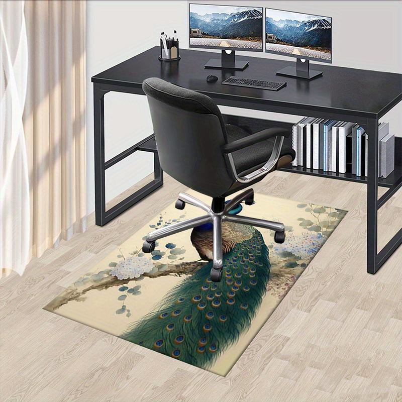 1pc. Beautiful Peacock Design Rug for Home Decor, Office Carpet, Chair Cover, Outdoor Mat, Gift Idea 60cm by 90cm
