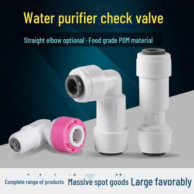 Wasserreiniger Direkttrinkmaschine mit L-förmigem Winkelstück und Zweiwege-Rückschlagventil-Zubehör