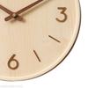 Modern Wooden Silent Art Wall Clocks Simple Wood Grain Bedroom Clocks Luxury Multifunctional Entrance Hall Home Accessories