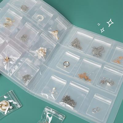 Travel Jewelry Storage, Home Jewelry Storage, Book Style Binder, Suitable for Organizing Earrings, Necklaces,bracelets,and Rings