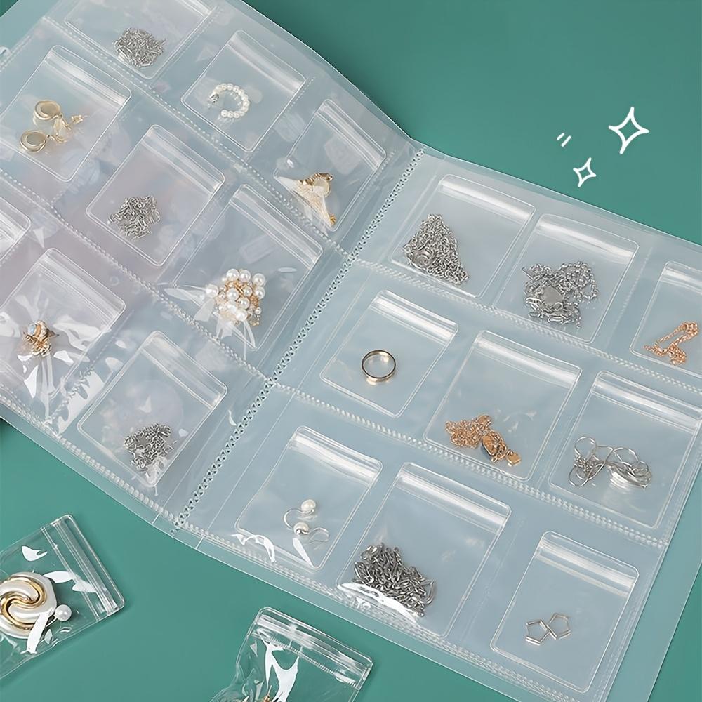 Travel Jewelry Storage, Home Jewelry Storage, Book Style Binder, Suitable for Organizing Earrings, Necklaces,bracelets,and Rings