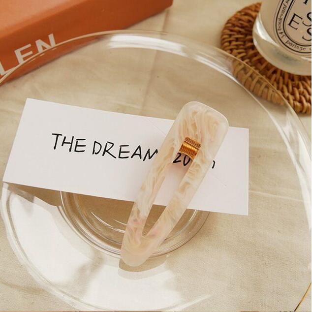 Popular Fashion Acetate Sweet Hairpins Girls Hair Clips Pin Barrette Accessories For Women Lady Hairclip Hairgrip Headwear