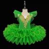 Children's Stage Ballet Dance Dress Girls Performance Tutu Kids Clothes Vestido Girl Mesh Princess Dress for Children's Day