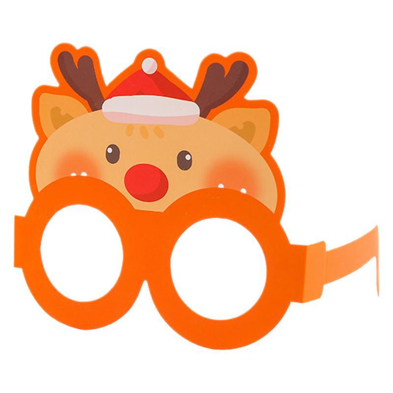 Cartoon Christmas Glasses for Kids - Holiday Party Dress-up Props & Small Gifts