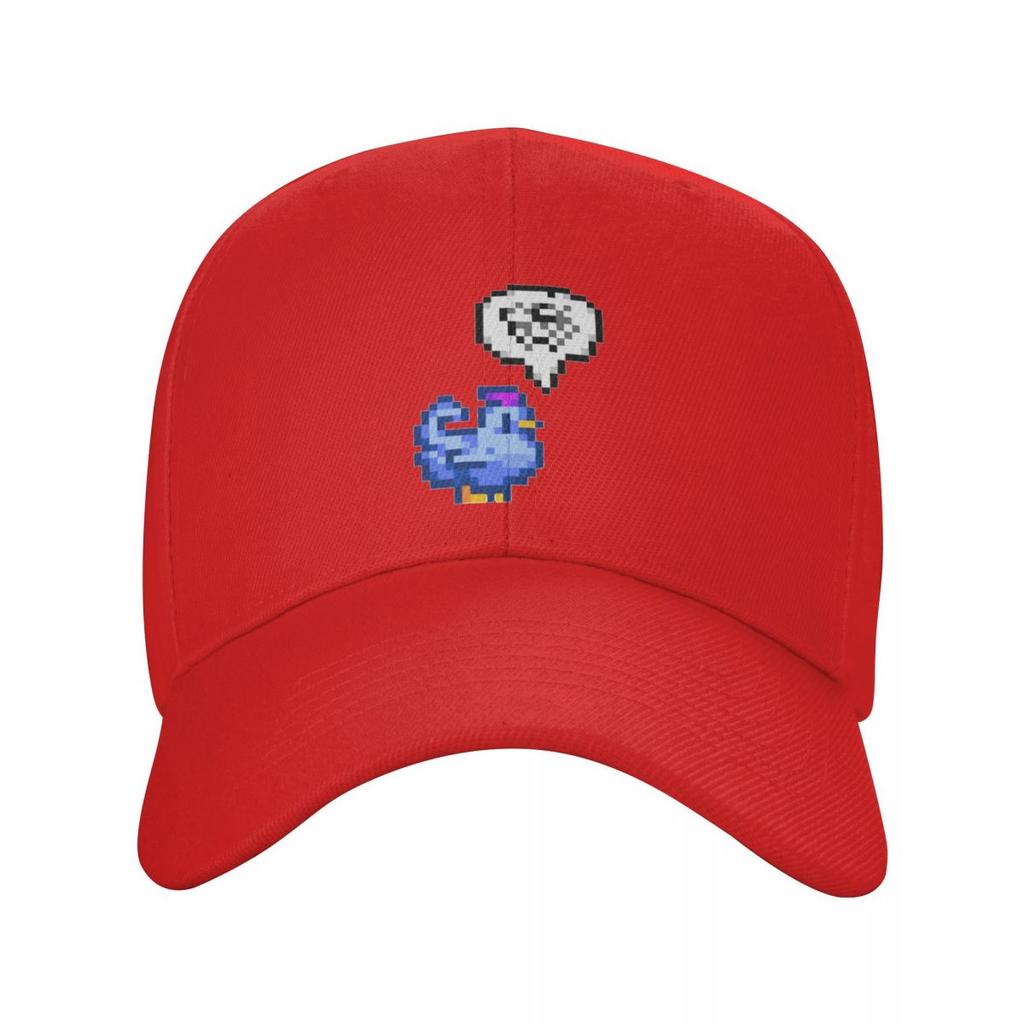 Unhappy Chickens Stardew Valley Game Cute Cartoon Baseball Caps Fashion Men Women Hats Casual Cap Hip Hop Baseball Hat Casquette