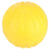 Portable Durable EVA Yellow Solid Bite Resistant Floating Pet Dog Training Ball Chew Toys