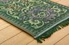IKEHIKO "F Vivian" Entrance Mat, Made In Japan with Igusa Grass, Green, Approx. 30 X 90 Cm (Urethane Backing)