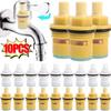 10Pcs Bathroom Kitchen Plastic Faucet Cartridge Replacement Repair Part Hardware Accessory Tap Valves Core 1/2 Thread Universal
