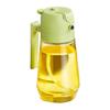 470ML Glass Oil Dispenser for Kitchen 2-in-1 Olive Oil Sprayer Bottle Leak-proof Oil Sprayer for Cooking BBQ Salad Baking