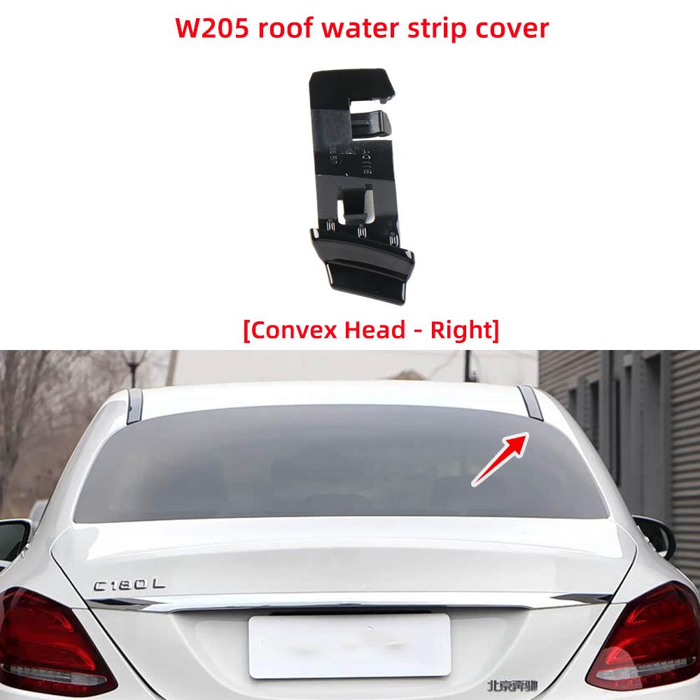 Flat Cap Dome Cap Roof Molding End Cover Roof Drip Molding Cap for Mercedes-Benz C-Class W205 2015- 2056900982 2056901082