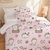 Home Textiles Cartoon Three-Piece Cute Digital Printing Quilt Pillowcase Bedding