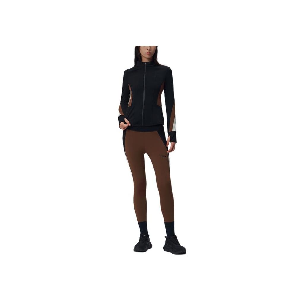 SAUCONY Soft Comfortable Versatile Skin-Friendly Sports Long Pants Women Bottoms Red-Brown SA1259LG01L-CO004