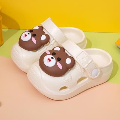Kids Summer Clogs Boys Girls Non Slip Breathable Beach Sandals Closed Toe Soft Sole Comfortable Outdoor Parent Child Shoes