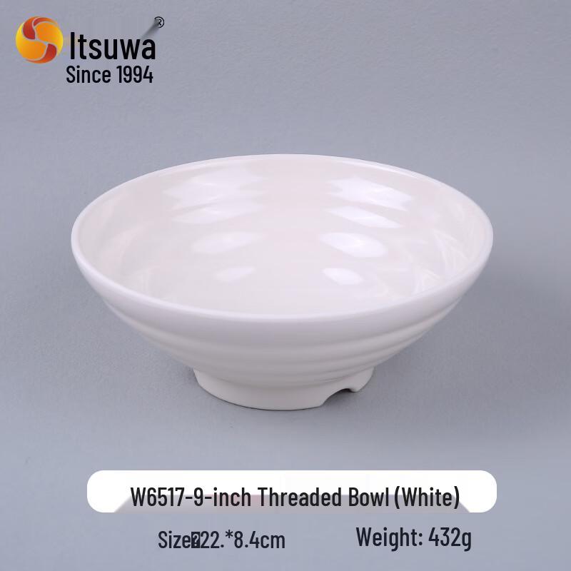 

9-дюймовая миска для лапши WUHE из меламина с резьбой