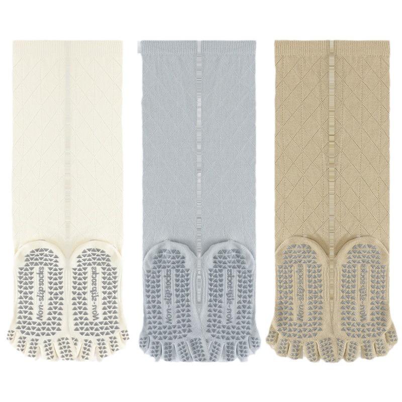 Women's Non-Slip Five-Toe Yoga & Pilates Socks