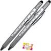 [5 Functions In One!] Multi-function Multi-pen Touch Pen Screwdriver Level Scale Ballpoint Pen St...