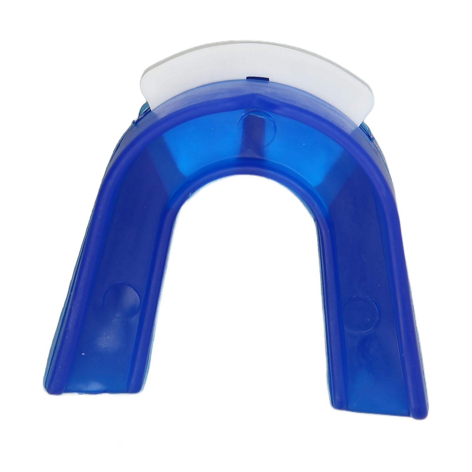 Утолщенная спортивная защитная капа для рта для футбола, баскетбола, лакросса, хоккея, бокса, джиу-джитсу, синяя.